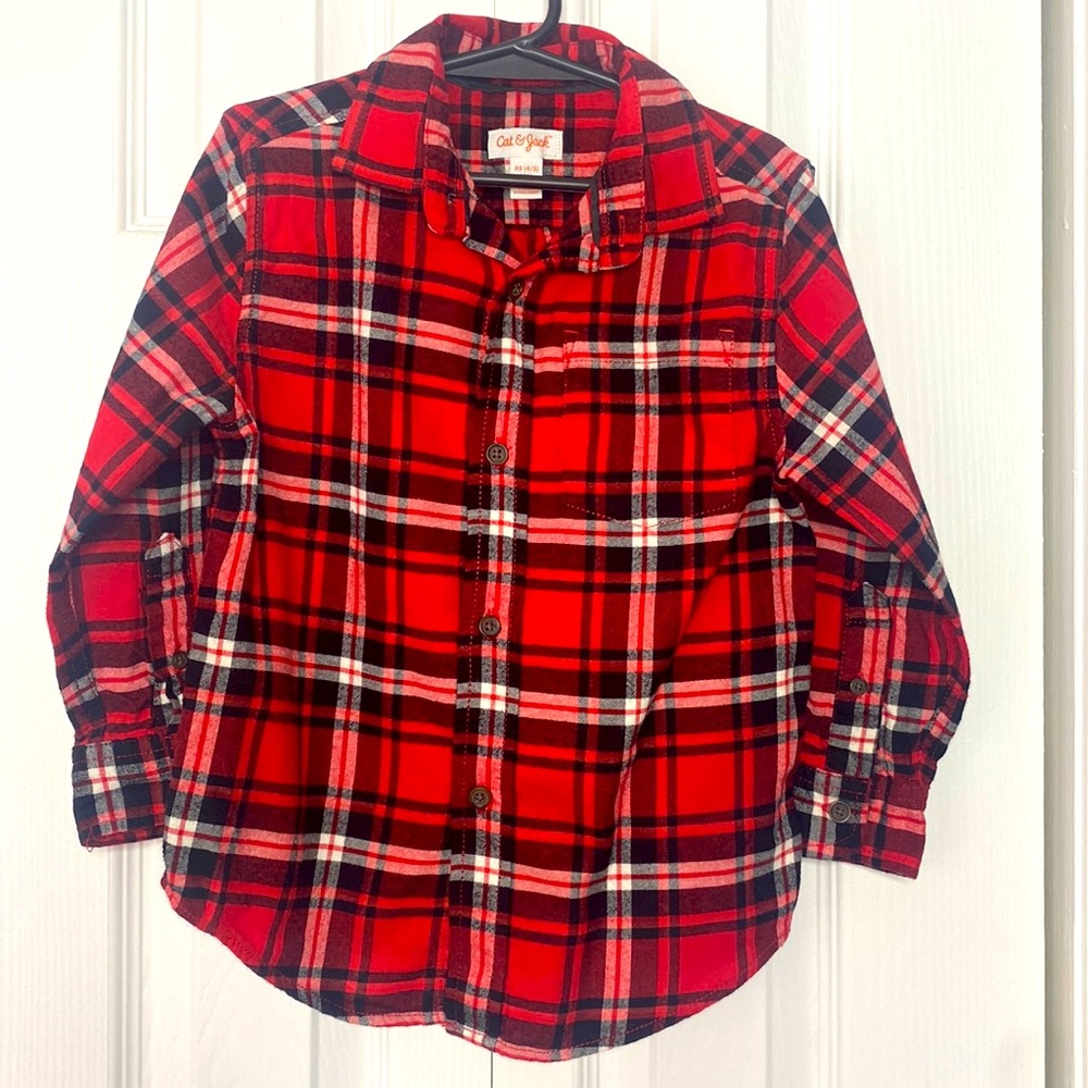 XS (4-5) Boys Cat & Jack button down